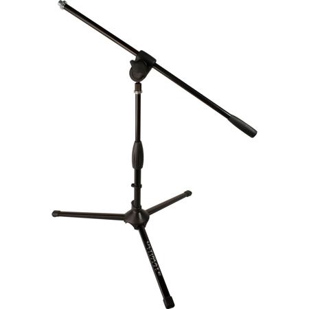 Ultimate Support MC-40B Pro Classic Series Microphone Stand with Three-way Adjustable Boom Arm and Stable Tripod Base, Short