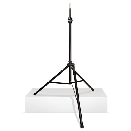 Ultimate Support TS-99BL - TeleLock Collar - Lift-assist Aluminum Speaker Stand with Integrated Speaker Adapter, Extra Height & Leveling Leg