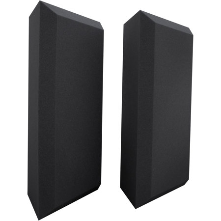 Ultimate Support 12x12x24" Bevel-Style Acoustic Bass Trap, Charcoal, Pair