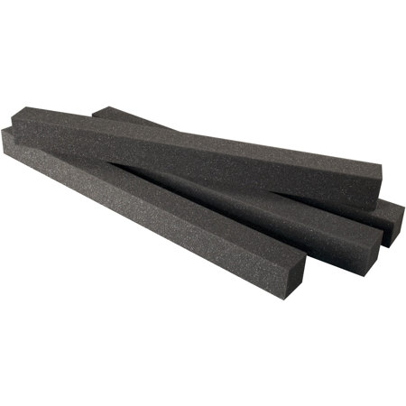 Ultimate Support 2x2x24" Acoustic Foam Edging, Charcoal, 24 Pack