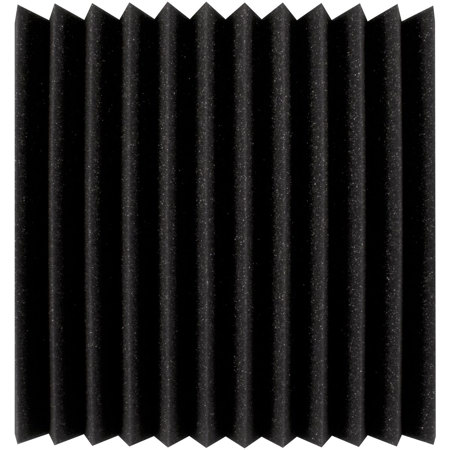 Ultimate Support 12x12x2" Wedge-Style Absorption Panel, Charcoal, 24 Pack