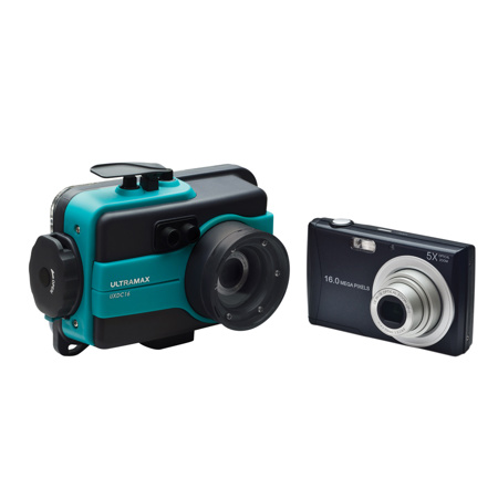 ULTRAMAX UXDC16 16MP Digital Camera Dive Package, Aqua