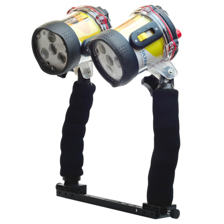 ULTRAMAX ULTRAPOWER-II UXLG-1 6W LED Wide-Angle Video Dive Light PRO Package