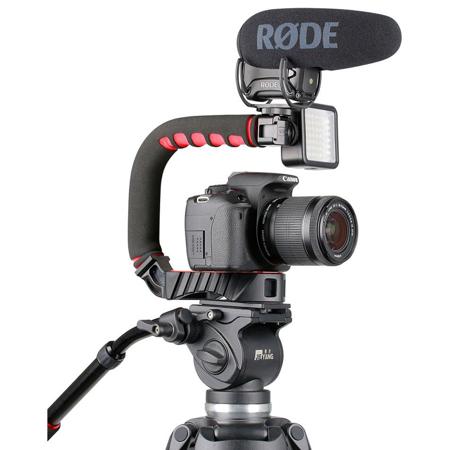 ULANZI U-Grip Pro ハンドヘルド ビデオリグ ステディカム トリプルコールドシュー付き 安定ハンドルグリップ iPhon 並行輸入