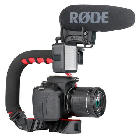 ULANZI U-Grip Pro ハンドヘルド ビデオリグ ステディカム トリプルコールドシュー付き 安定ハンドルグリップ iPhon 並行輸入