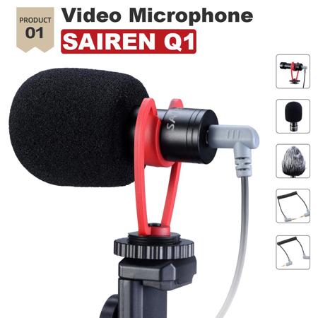 Ulanzi Smartphone Vlogging Super Outfit Video Kit, Includes Mini Tripod, ST-06 Phone Tripod Mount & VM-Q1 Microphone