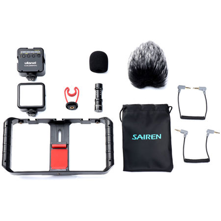 Ulanzi Smartphone Vlogging Video Kit, Includes Smartphone Video Rig