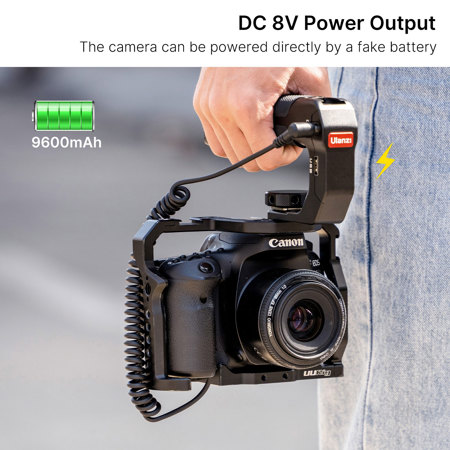 Ulanzi UURig R052 9600mAh Power Bank Cold Shoe Camera Handle 2164