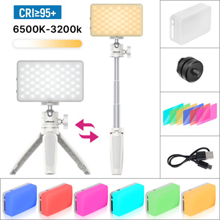 Ulanzi VIJIM Lighting Kit with VL-120 Video Light & MT-08 Tripod, White