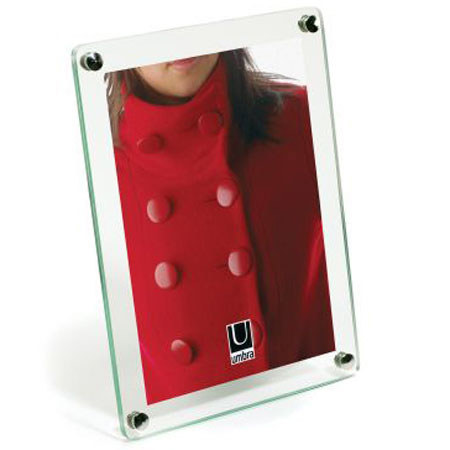 Umbra Clara Frame with Metal Corner,Float 1 5x7in Photo