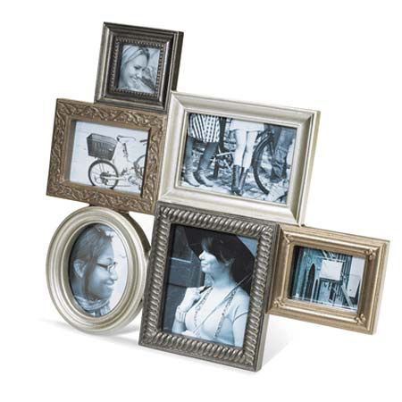 Umbra Minimix Metallic Multi-Frame, 6 Assorted Frame