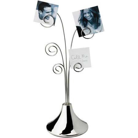 Umbra Lolly, 4x12in Chrome Desktop Memo / Photo Holder