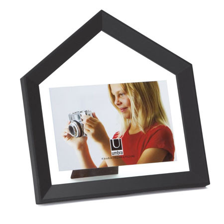 Umbra Dwell Desk Frame, Holds a 4" x 6" Photo, Color: Black. #313144040