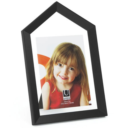 Umbra Dwell Desk Frame, Holds a 5" x 7" Photo, Color: Black. #313145040
