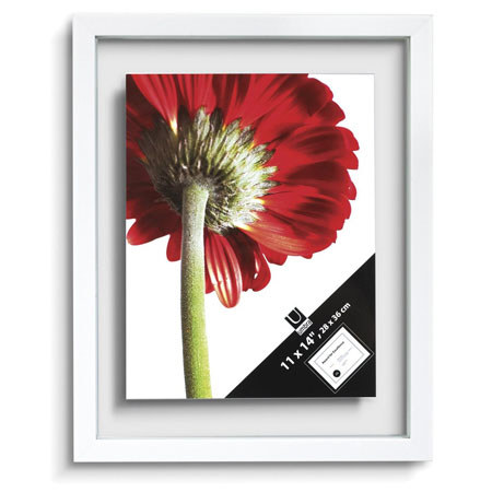 Umbra Document Series, White Wood Frame for a 11x14" Photo -SPECIAL-