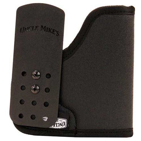 Uncle Mike's Advanced Concealment Inside The Pocket Holster for Pistol with Laser Attached, Size 2