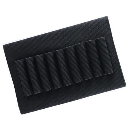 Uncle Mike's Buttstock SideSaddle Shell Holder, Open Style Rifle (9 Loops), Kodra Black