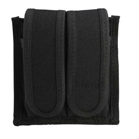 Uncle Mike's Universal Pistol Magazine Case with Double Hook & Loop, Kodra Black