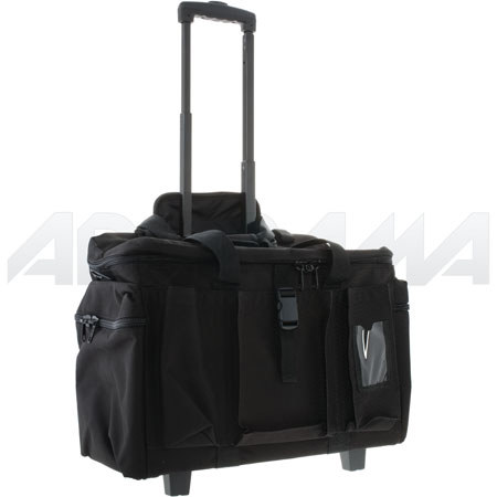 Uncle Mike's 52472 Wheeled Sportsmen's Equip Bag, Black