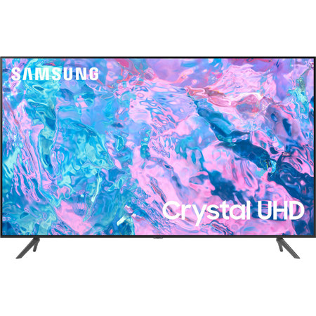 Samsung CU7000 55" 16:9 Class Crystal 4K Ultra HD HDR Smart LED TV, Titan Gray