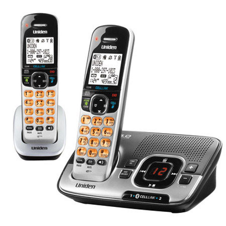 Uniden D1780-2BT DECT 6.0 Cordless Phone with 2 Handsets & Bluetooth CELLLiNK