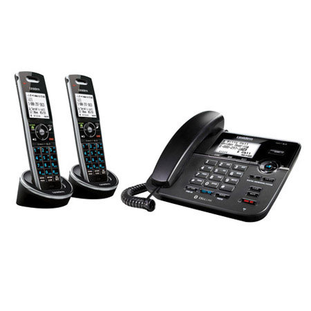 Uniden D3288-2 DECT 6.0 Corded/Cordless Phone with Digital Answerer