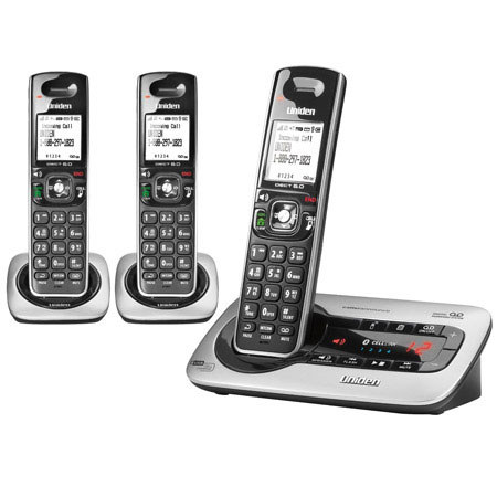 Uniden D3580-3 DECT 6.0 Cordless Phone with Digital Answerer