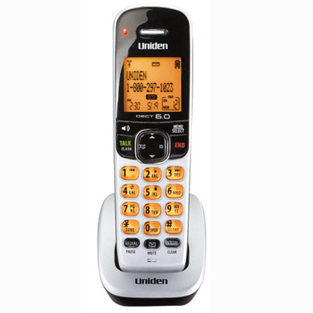 Uniden DCX170 Cordless Accessory Handset & Charger for D1700 Series, Silver