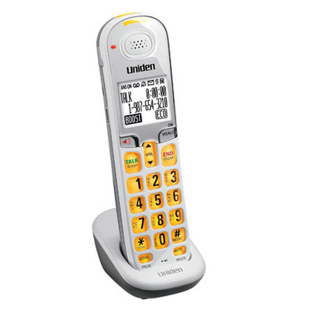 Uniden DCX309 Accessory Handset & Charger for D3097 & D3098 Series Phones, White
