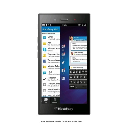 Blackberry Z3 STJ100-2 8GB Smartphone, GSM/4G LTE, Unlocked, Black