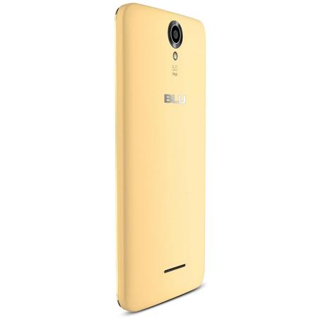 Blu Studio Selfie S070Q 8GB Smartphone, GSM/3.5G HSPA+, Unlocked, Gold