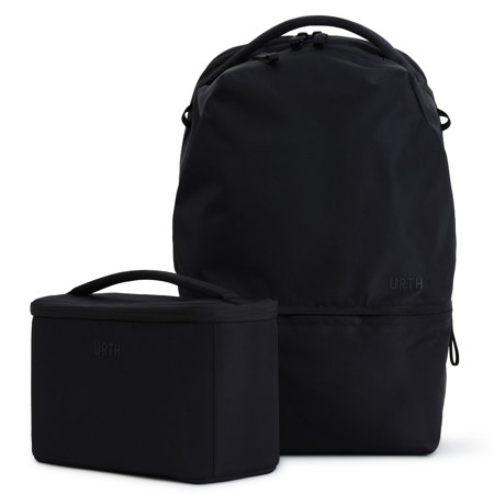 Urth Arkose 20L Modular Camera Backpack + Small Camera Insert, Black