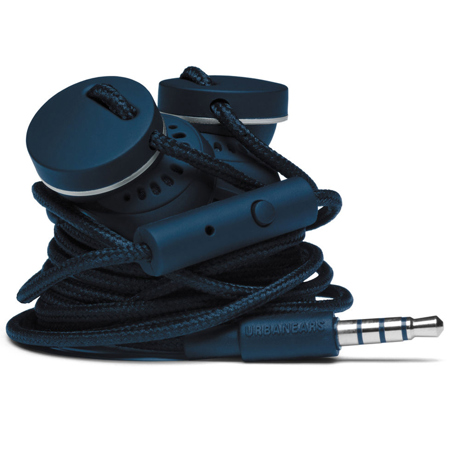 Urbanears Medis The Stay-In-Place In-Ear Headphones with Mic, Indigo
