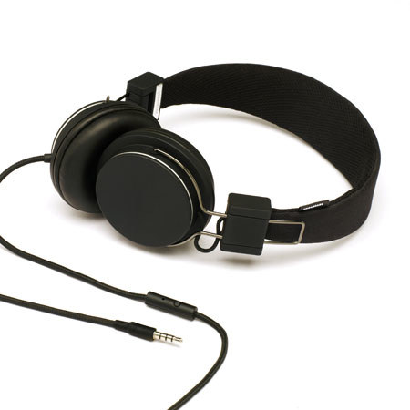 Urbanears Plattan Folding Classic Full Size Headphones with "Zound Plug" - Black