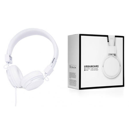 Urbanears Plattan Plus Stereo Headphones, True White