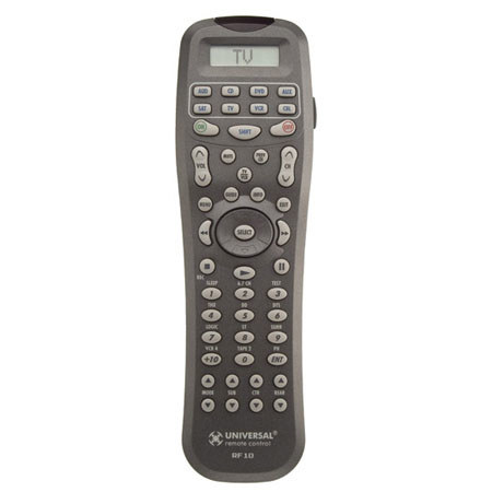 Universal Remote RF-10 Master Control, Black