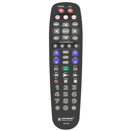 Universal Remote SR3 IR Learning Remote Control