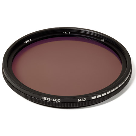 Urth 40.5mm Circular Variable ND2-400 1-8.6 Stop Lens Filter