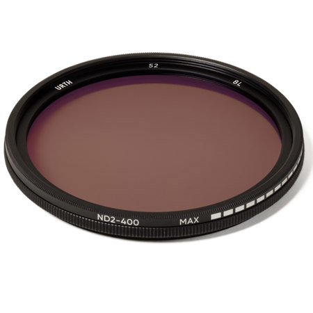 Urth 52mm Circular Variable ND2-400 1-8.6 Stop Lens Filter