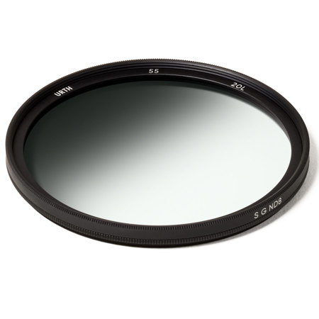 Urth 55mm Circular Soft Graduated ND8 3-Stop Lens Filter Plus+