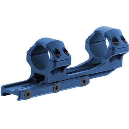 UTG ACCU-SYNC 1" Medium Profile 50mm Offset Picatinny Rings, Matte Blue