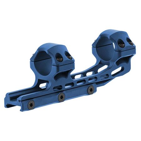UTG ACCU-SYNC 1" High Profile 50mm Offset Picatinny Rings, Matte Blue