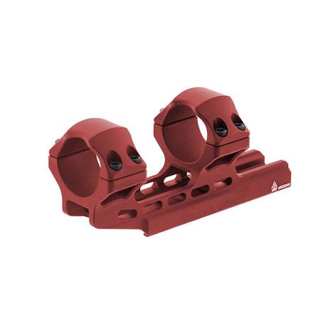 UTG ACCU-SYNC 30mm High Profile 34mm Offset Picatinny Rings, Matte Red