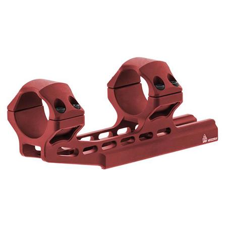 UTG ACCU-SYNC 30mm High Profile 50mm Offset Picatinny Rings, Matte Red