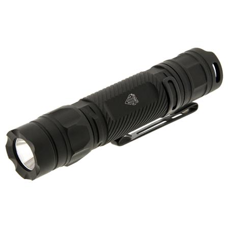 UTG Everyday Carry LED Flashlight, 400 Lumens, Two CR123A, Black