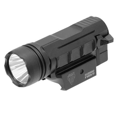 UTG 400 Lumen Sub-compact LED Ambidextrous Pistol Flashlight, Picatinny Mount