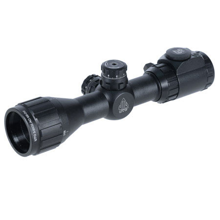 UTG 3-9X32 CQB Bug Buster IE Riflescope, Illum Mil-Dot, Adj Objective, 1" Tube