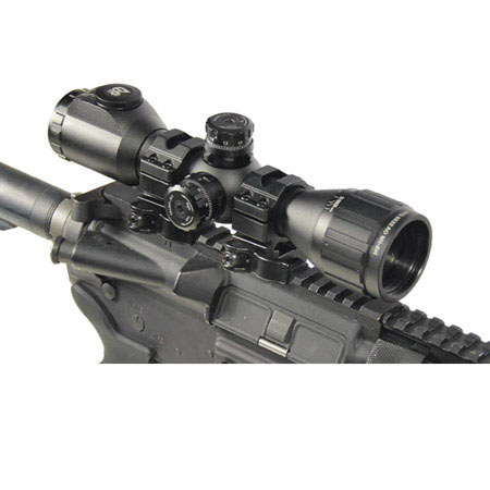 UTG Leapers 6x32 CQB Bug Buster IE Riflescope Illum Mil-Dot Reticle, AO,1" Tube