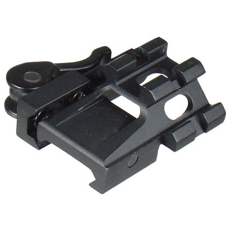 UTG Leapers UTG LE Rated Tri-Rail/Single Slot Angle Mount w/QD Lever Lock System
