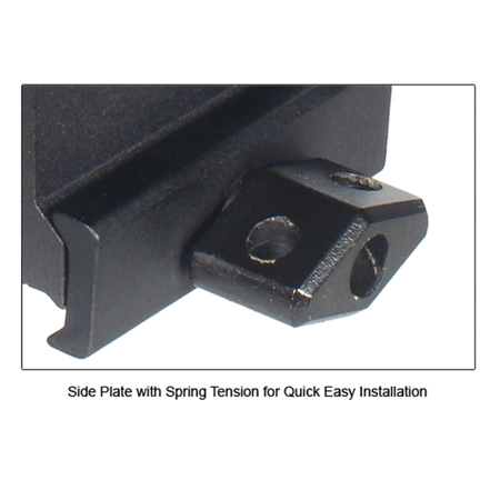 UTG Leapers UTG 0.5" High 2-Slot Low-Profile Super Compact Riser Mount